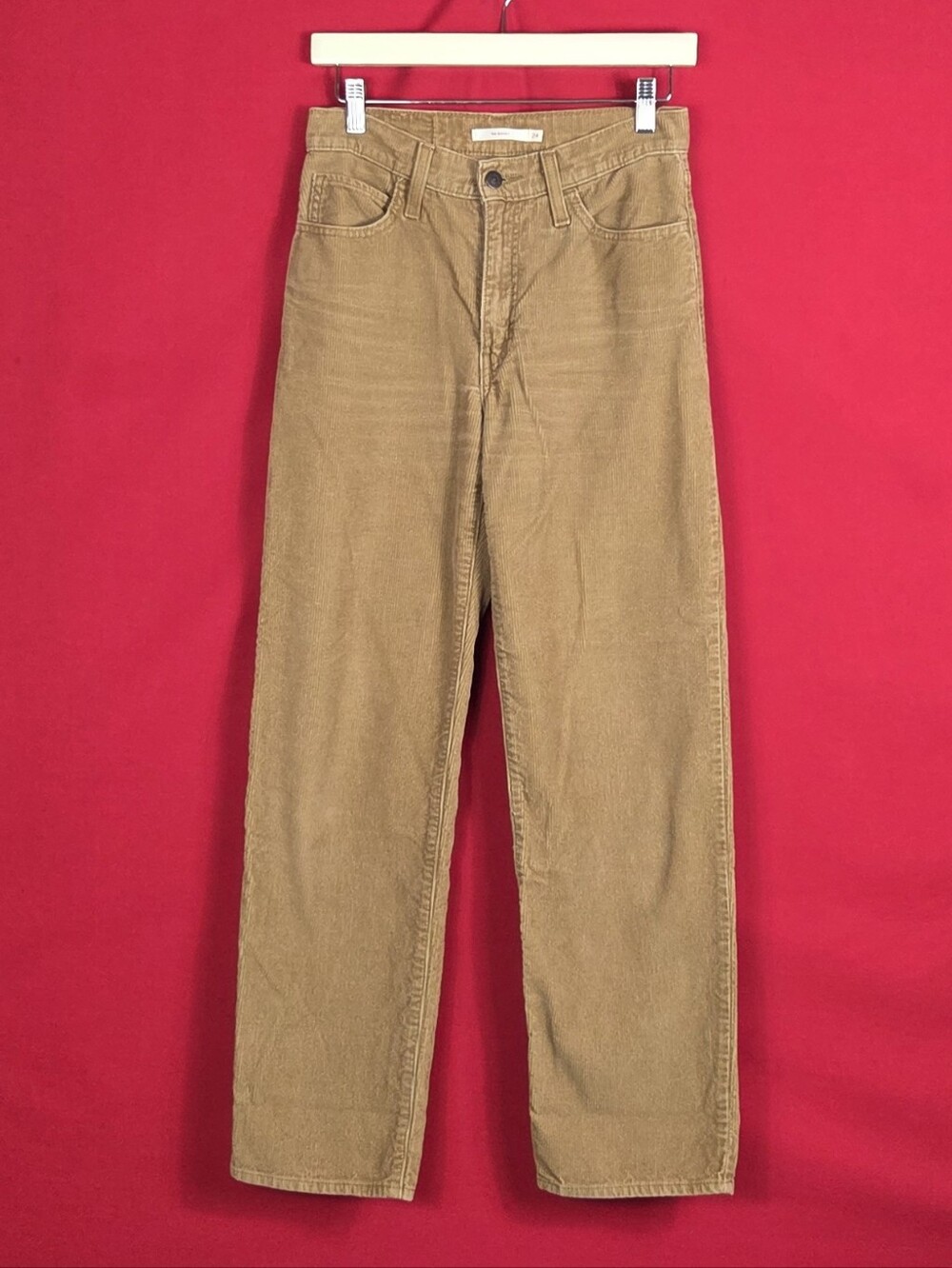 LEVI'S 94 Baggy pants in a camel corduroy Womens Size‎ 24